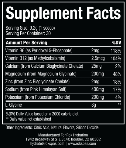 RÖK HYDRATE - Electrolyte Hydration Mix